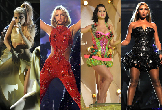 Grammy Performance Costumes: Lady Gaga, Britney Spears, Katy Perry, Beyonce Grammy Performance Costumes: Lady Gaga, Britney Spears, Katy Perry, Beyonce